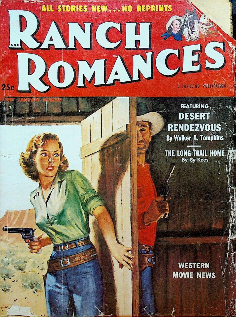 Ranch Romances Pulp 1st January 1953 Tony Curtis Donna Reed Randy Scott