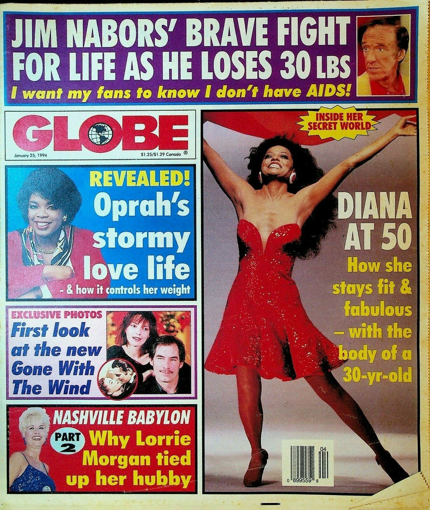 Globe January 25 1994 Diana Ross Jim Nabors Lorrie Morgan Jim Nabors