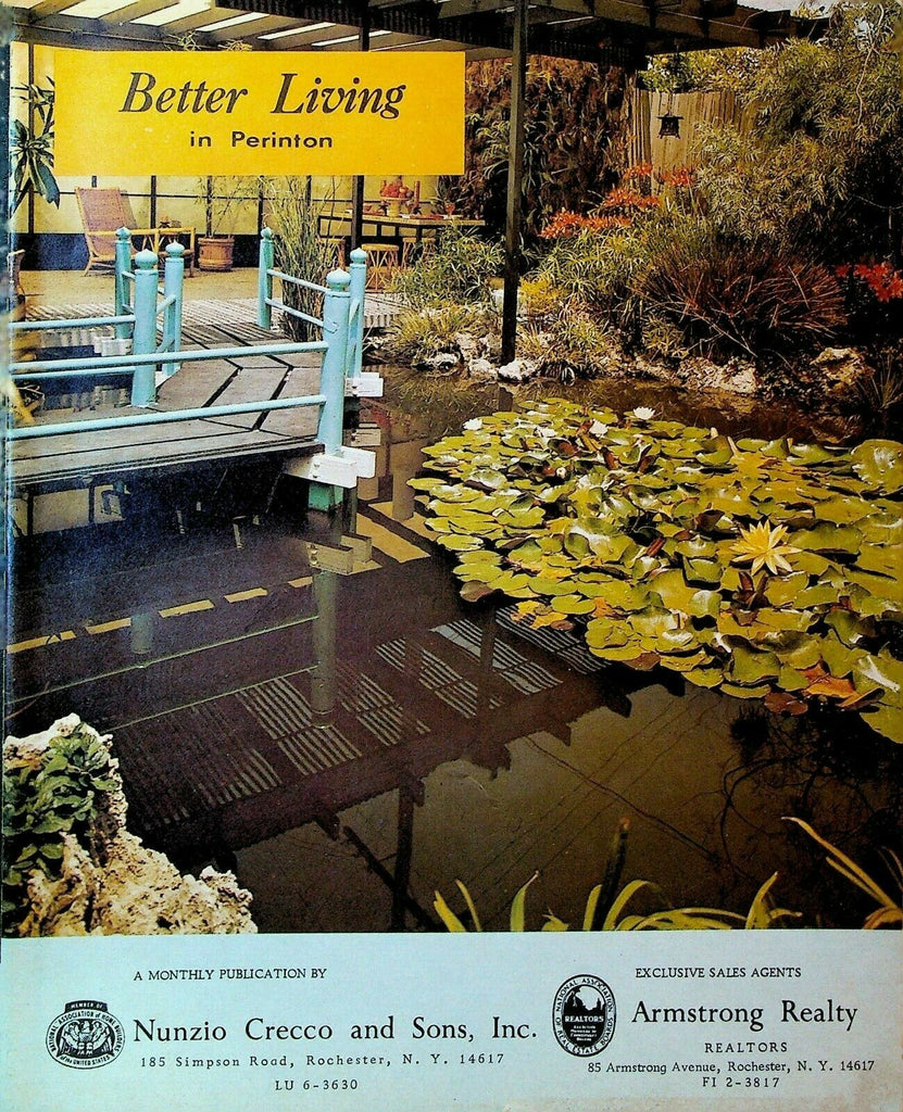 Better Living in Perinton NY Magazine 1960s Nunzio Crecco Pools Split-Level