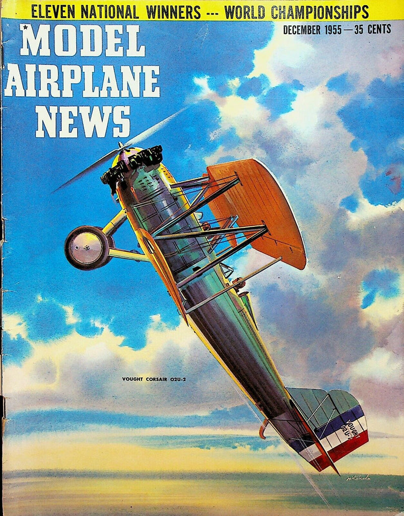 Model Airplane News December 1955 Grumman F3F-3 World Championships R-T-P Jet