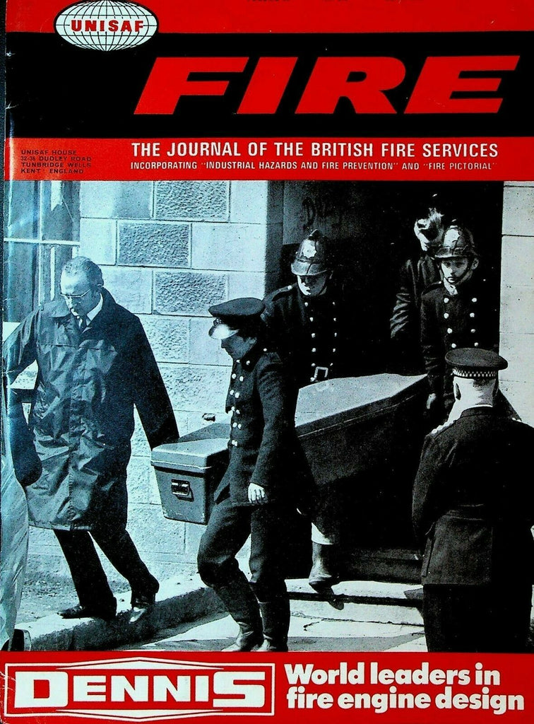 UNISAF Fire Journal June 1973 Blackhill Glasgow Fire Toxic Fumes