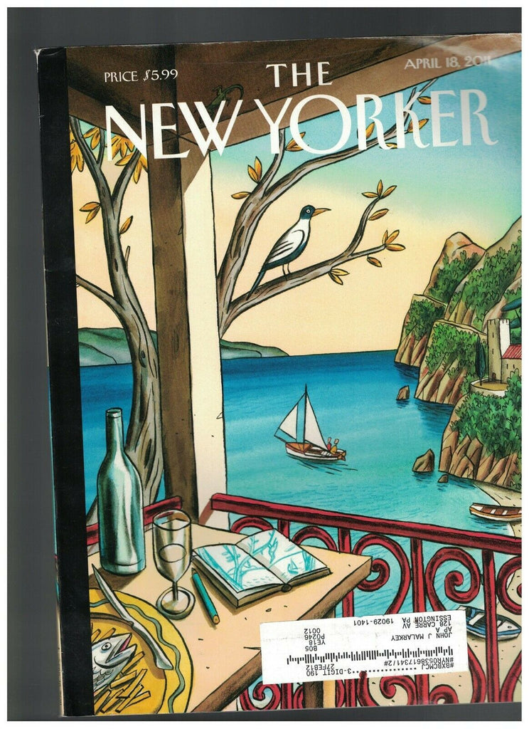 New Yorker Magazine April 18 2011 Jacques de Loustal New York City Cabbies