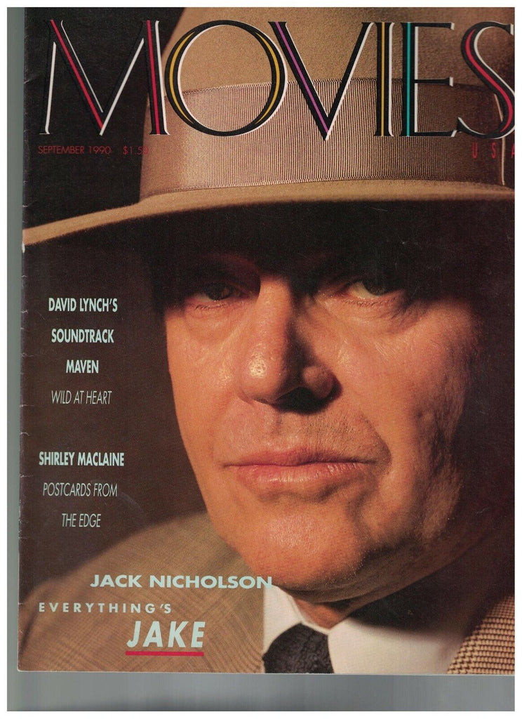 Movies Magazine September 1990 Jack Nicholson Shirley MacClaine David Lynch