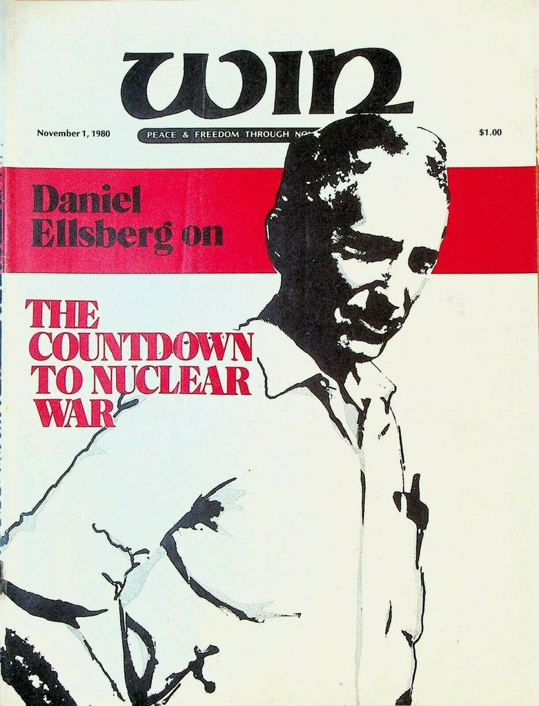 Win Magazine November 1 1980 Test Tube Babies Daniel Ellsberg Nuclear War