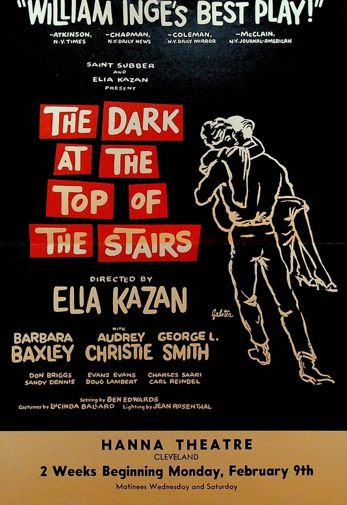 The Dark at the Top of the Stairs 1959 Ad Bill William Inge Audrey Christie