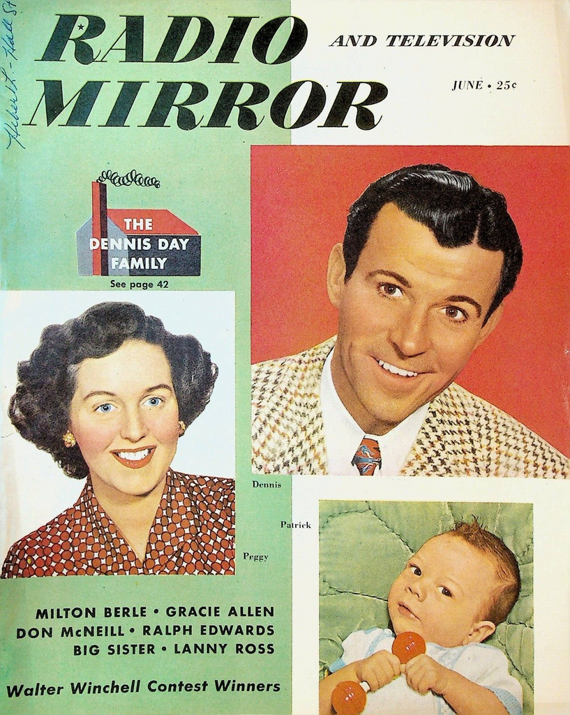 Radio & Television Mirror June 1949 Gracie Allen Milton Berle Don McNeill