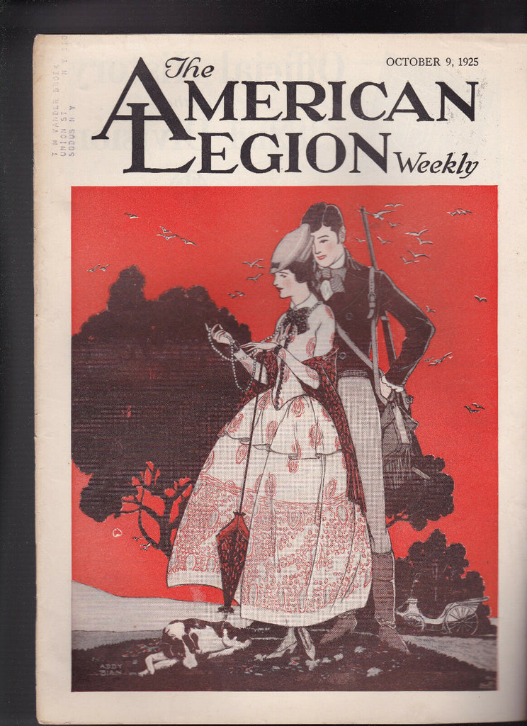 American Legion Magazine  Addie Bian Couple  Cover  October 9 1925