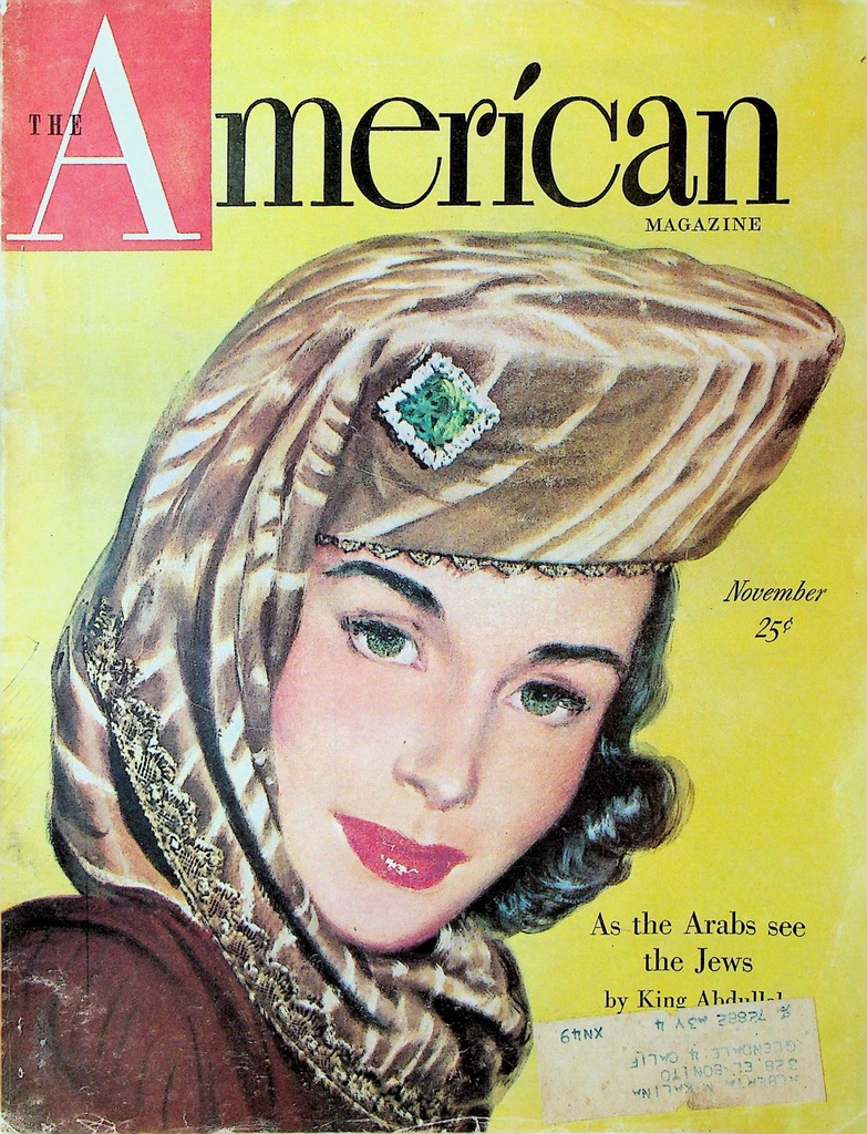 American Magazine November 1947 King Abdullah Will Jenkins Hal Evarts