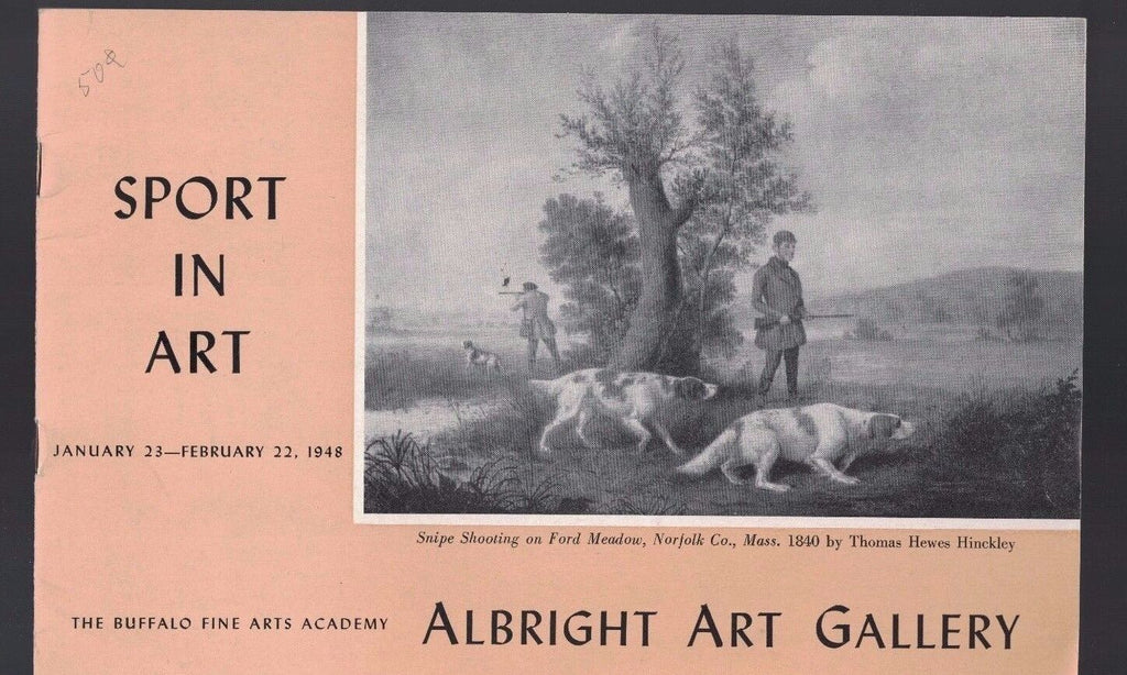 Sport in Art- 1948 Albright Art Gallery catalog