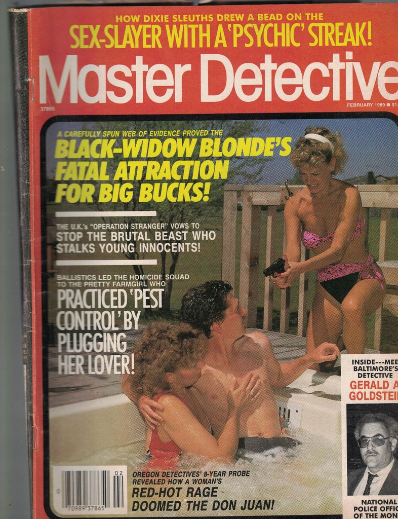 Master Detective February 1989 Gerald Goldstein Tommy Bradley Edward Castro