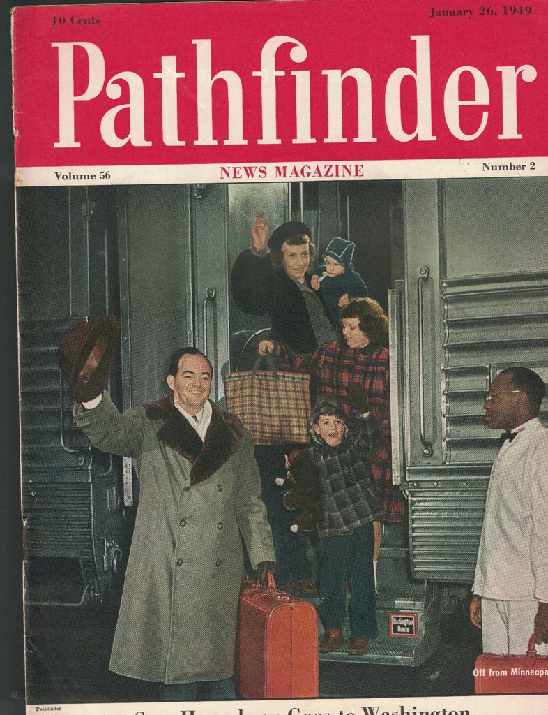 Pathfinder News Magazine January 26 1949 Senator Hubert Humphrey