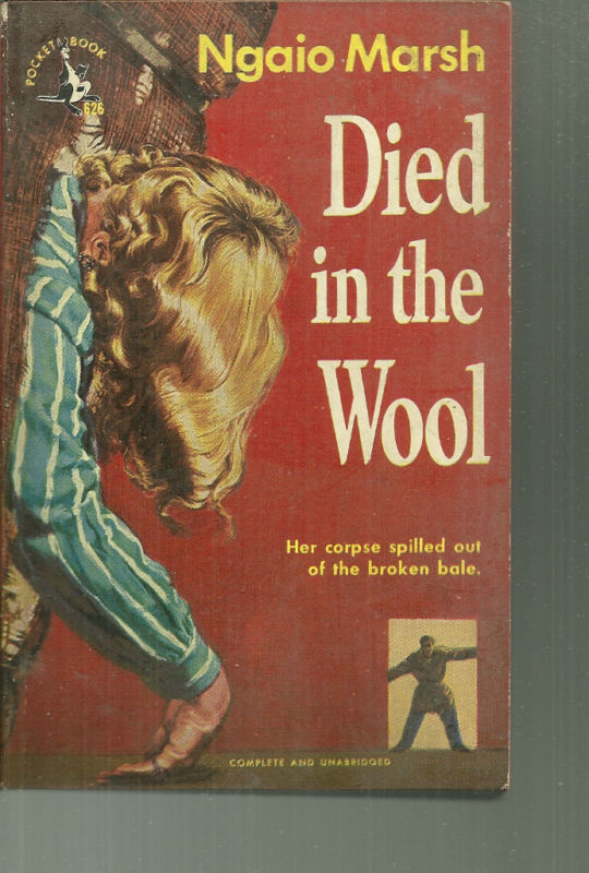 Died in the Wool by Ngaio Marsh (Pocket Books) 1949