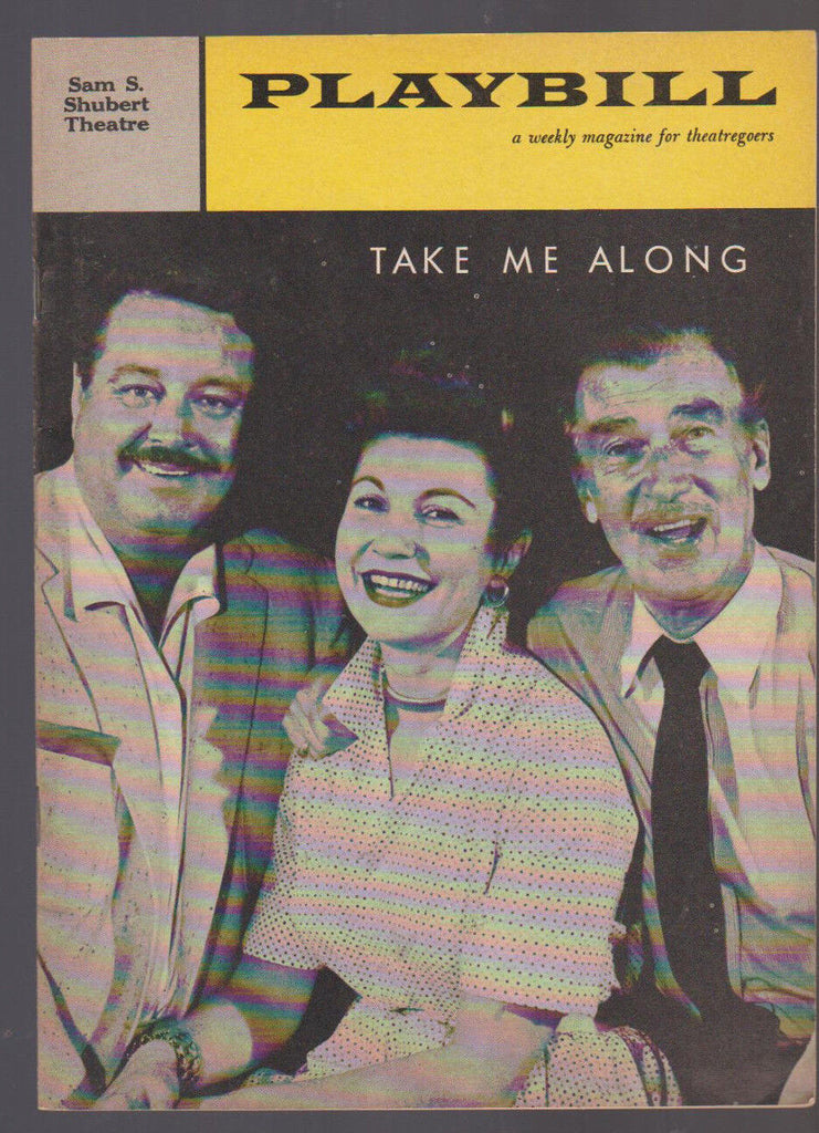 Take Me Along Playbill December 7 1959 Valerie Harper Jackie Gleason