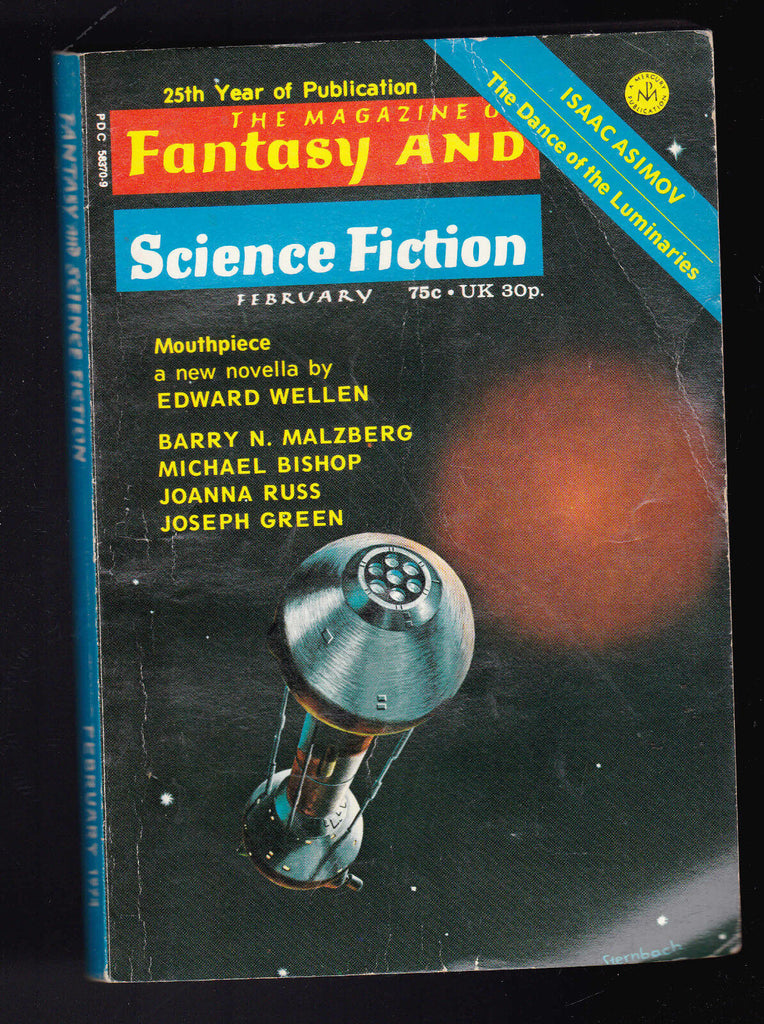 Magazine of Fantasy & Science Fiction February 1974 Edward Wellen Joanna Russ
