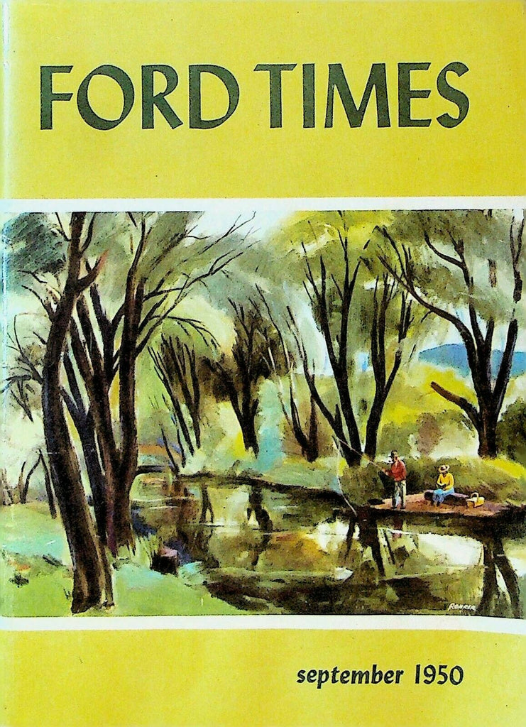 Ford Times September 1950 Oregon Retirement Gulf Coat New England