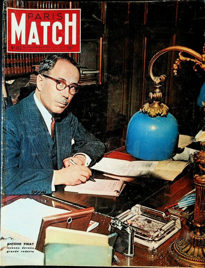 Paris Match April 19 1952 Antoine Pinay Renoir Maurice Chevalier
