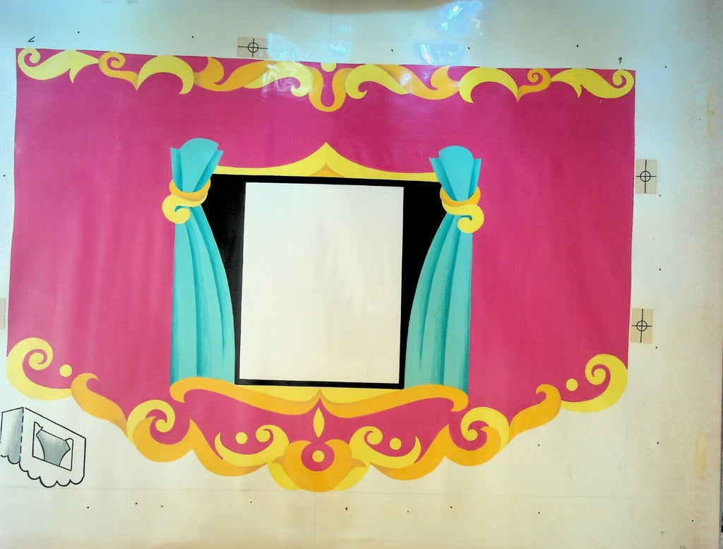 The Famous Punch & Judy Show Activity Book Original Art Stage 1967