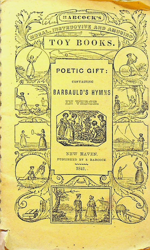 Poetic Gift Barbauld's Hymns in Verse 1841 Booklet Babcock's Toy Books
