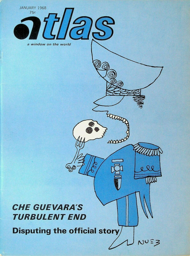 Atlas Magazine January 1968 Che Guevara Laos Israel Axel Springer Japan