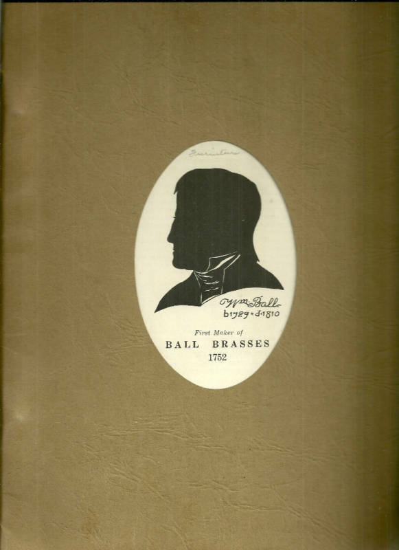 Ball Brasses 1940 Catalog William Ball West Chester Pennsylvania