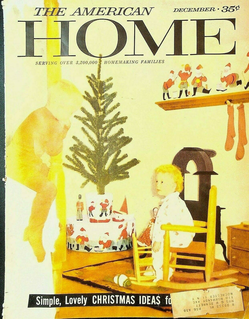 American Home Magazine December 1957 Christmas Cover Anne Seymour