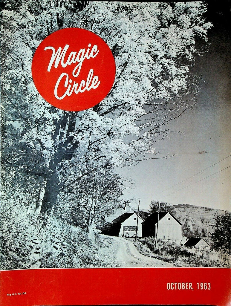 Magic Circle Magazine October 1963 Hagerstown In Perfect San Diego Zoo