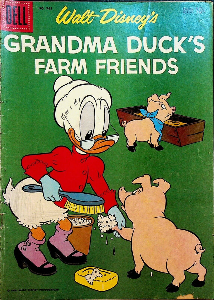 Grandma Duck's Farm Friends Dell Four Color 965 1958 Walt Disney