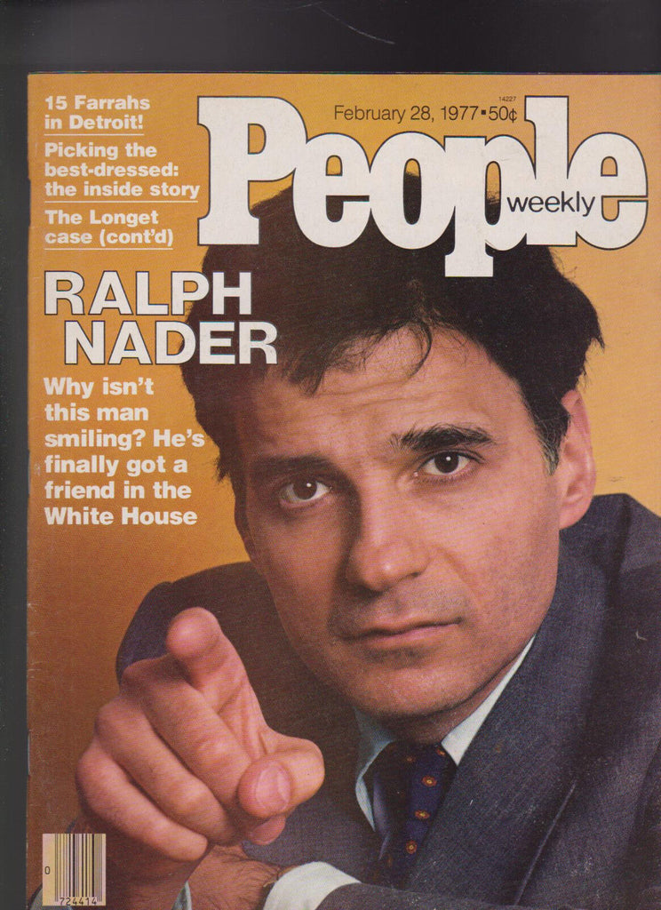 People Magazine Ralph Nader Bill Walton Ted Nugent February 28 1977 Free S/H