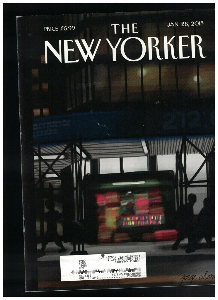 New Yorker January 28 2013 Hugo Chavez Dinosaur Bones Jorge Colombo