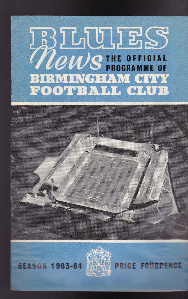 Blues News Birmingham City v Blackpool November 9 1963 Official Programme Soccer