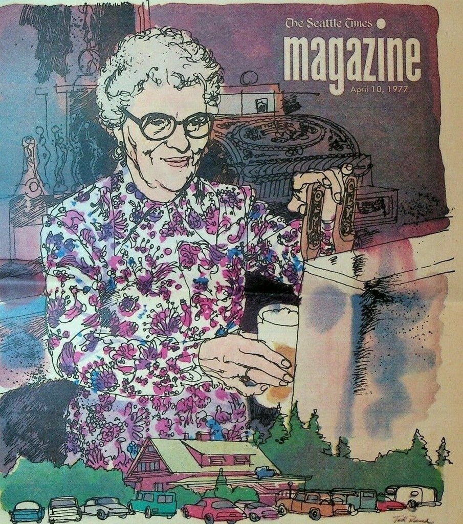 Seattle Times Magazine April 10 1977 A Conan Doyle Cher Phyllis George