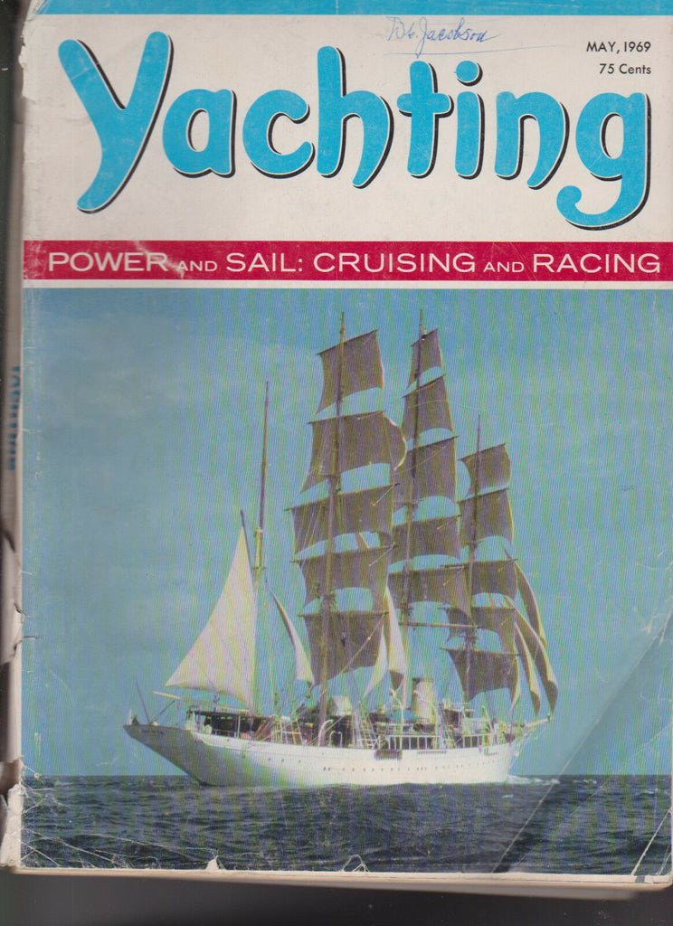 Yachting Magazine Power Sail Cruising Racing May 1969 Free US S/H