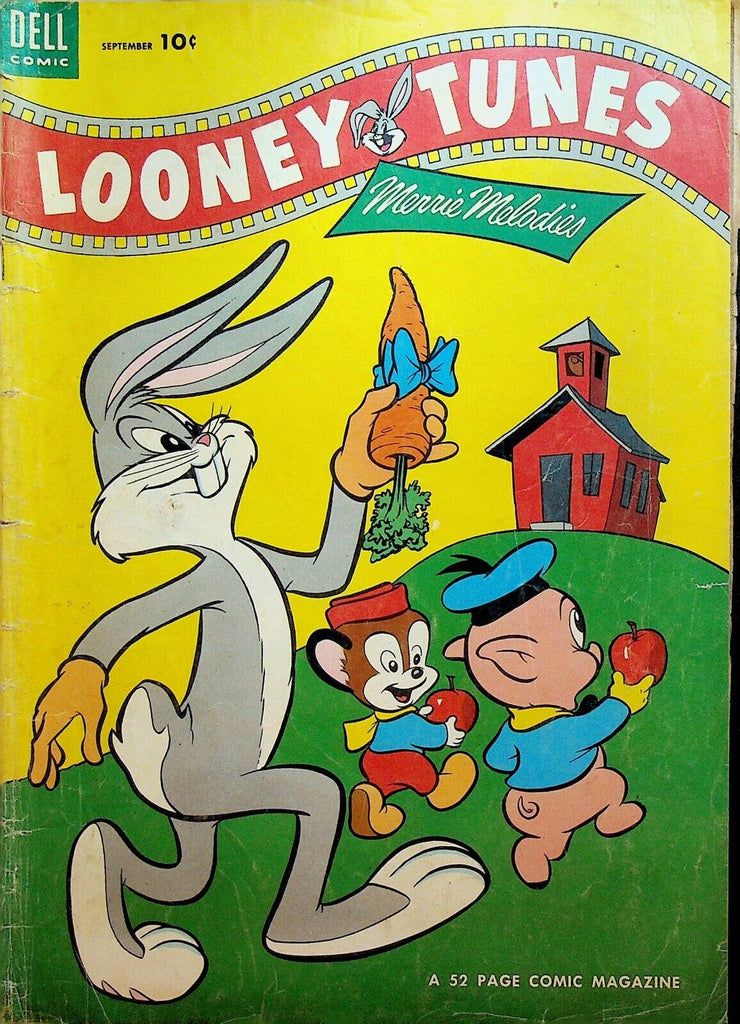Looney Tunes 143 Dell Comics 1953 One Room Schoolhouse Stan Musial