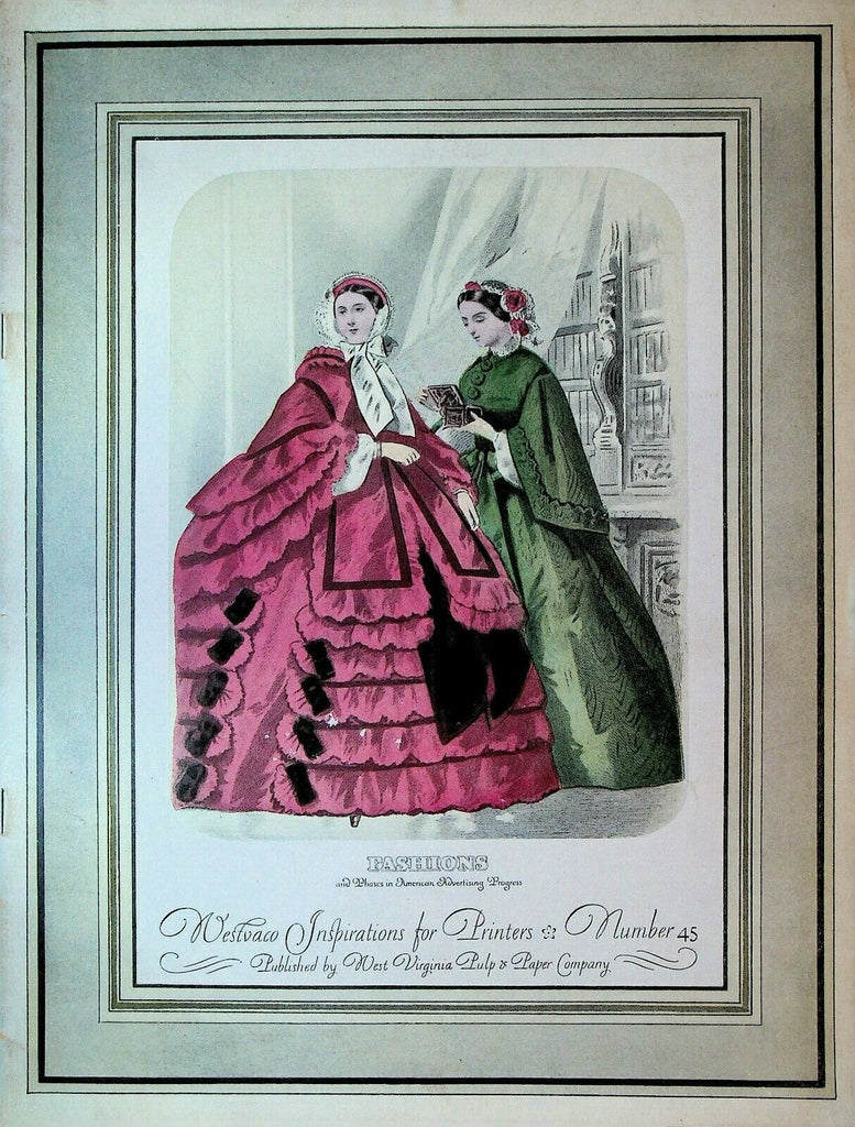 Westvaco Inspirations for Printers Magazine 45 1920s Currier & Ives