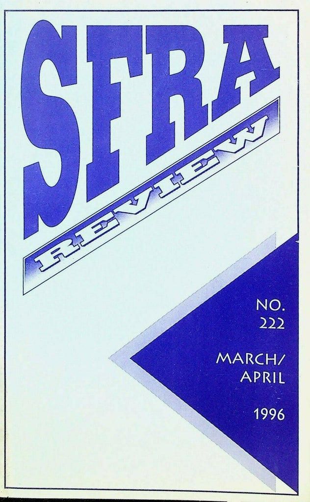 SFRA Review #222 March 1996 Isaac Asimov David Lynch Review