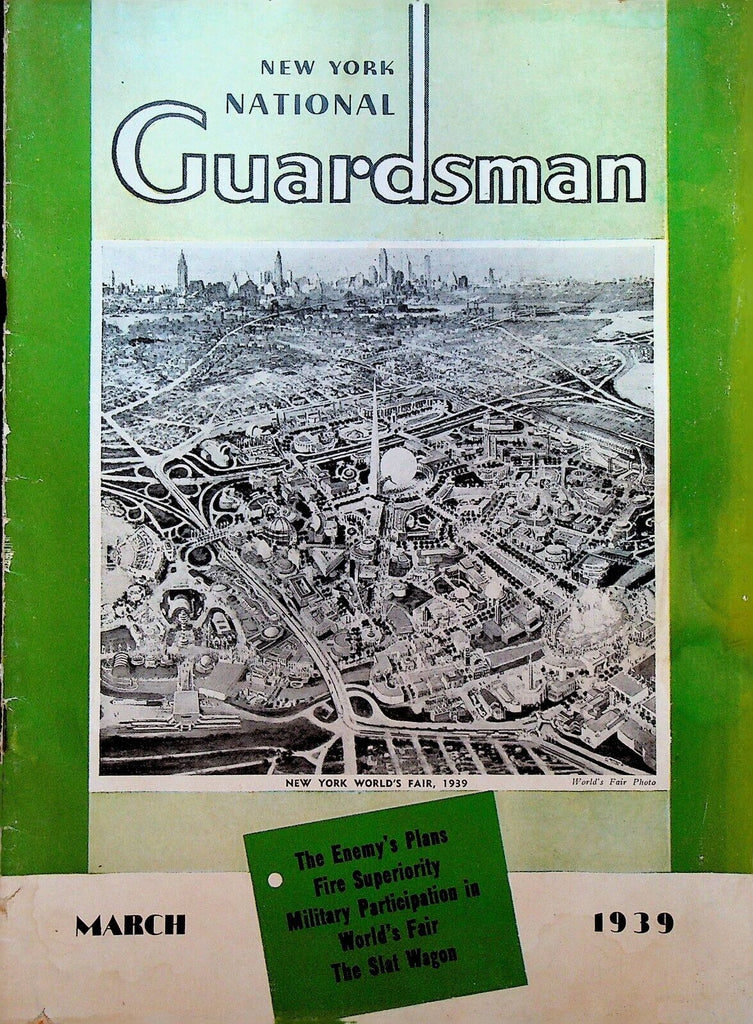 New York National Guardsman March 1939 World's Fair National Defense Programs