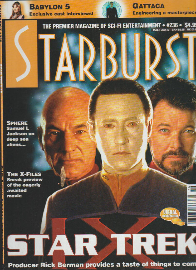 Starburst Magazine #236 April 1998 Star Trek Samuel L Jackson X-Files Gattaca