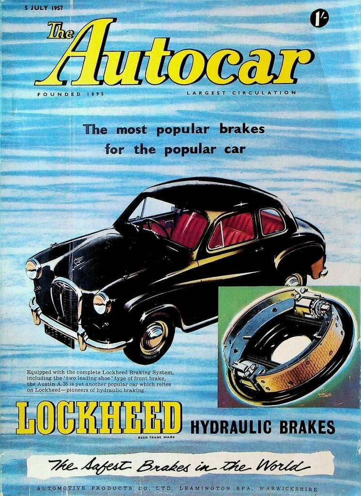 Autocar Magazine Le Mans Race MG Magnette Fiat 500 Monza 500