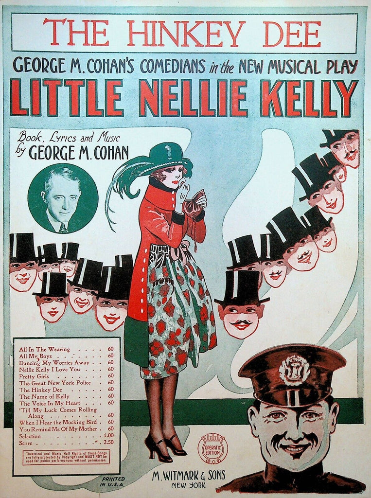 The Hinkey Dee Sheet Music Little Nellie Kelly 1922