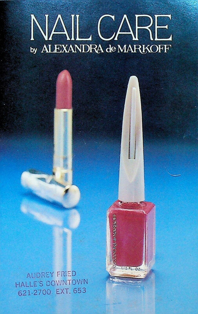 Nail Care by Alexandra de Markoff Brochure