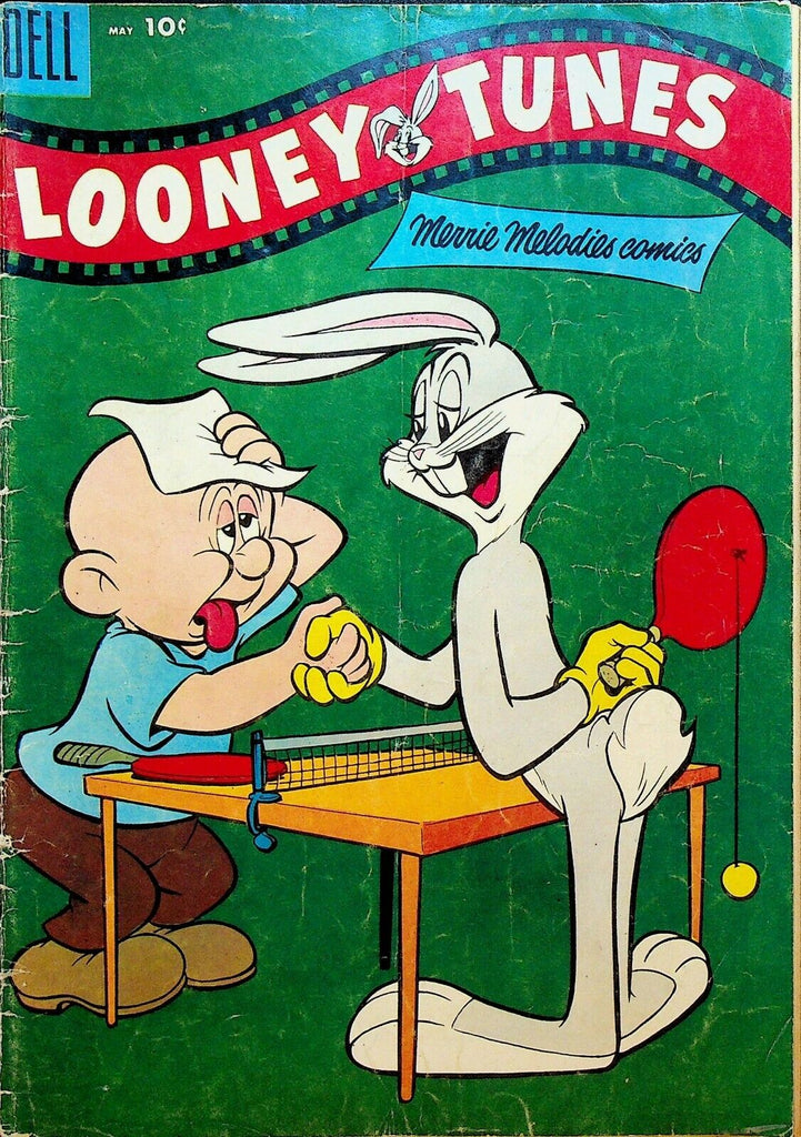 Looney Tunes 163 Dell Comics 1955 Buggs Bunny Elmer Fudd Table Tennis Ping Pong