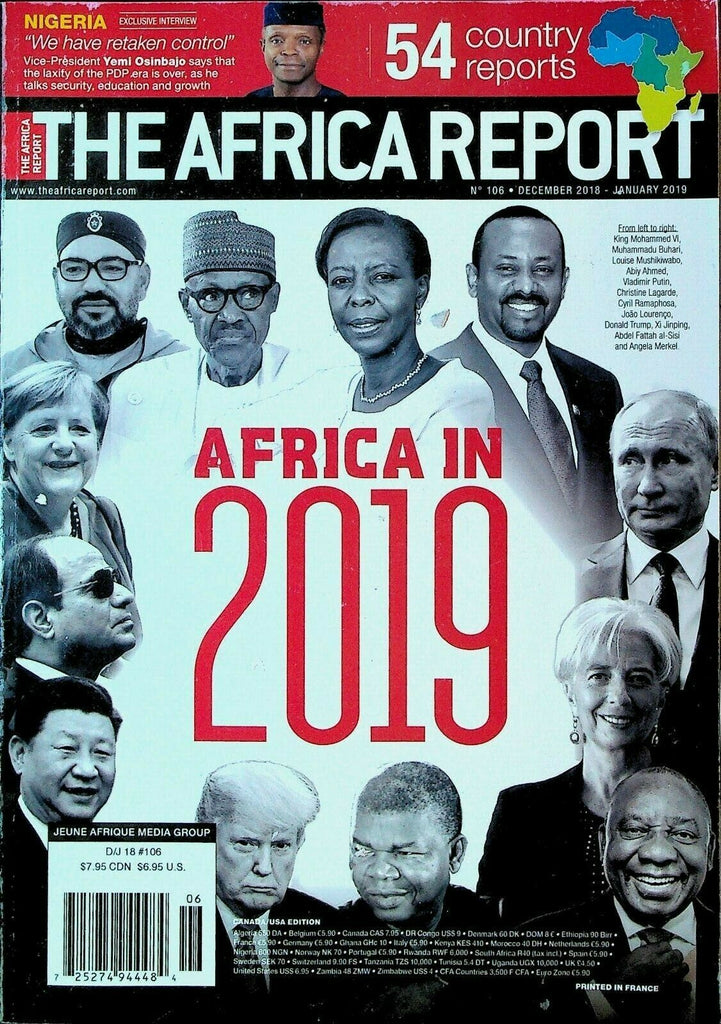 The Africa Report Magazine December 2018 Shingai Mutasa Peju Alatise