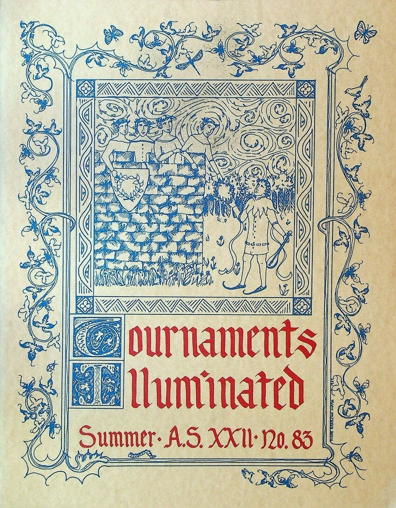 Tournaments Illuminated 83 Summer 1987 Bliaut Aviforms Juggling Arroz Com Miel