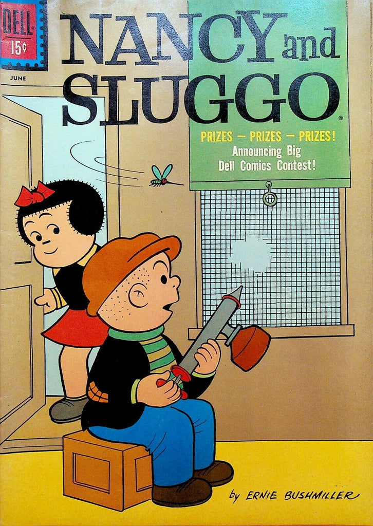 Nancy & Sluggo 182 Dell Comics 1961 Charlie Brown Peanuts Bug Spray