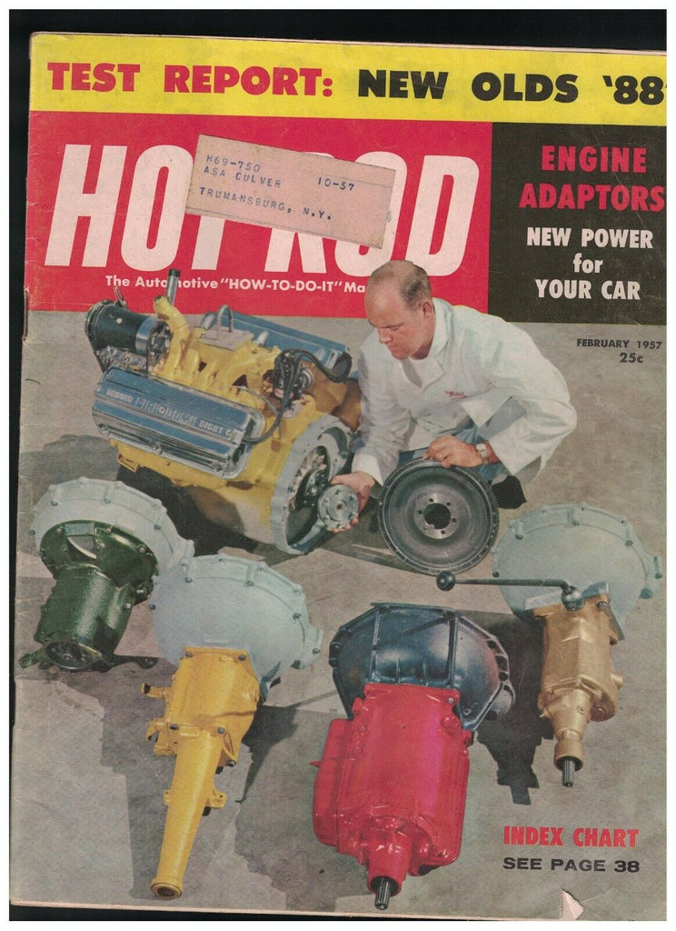 Hot Rod Magazine February 1957 Southern California Championship Drags