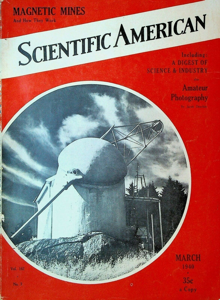 Scientific American Magazine March 1940 George R Harrison Rome Colosseum