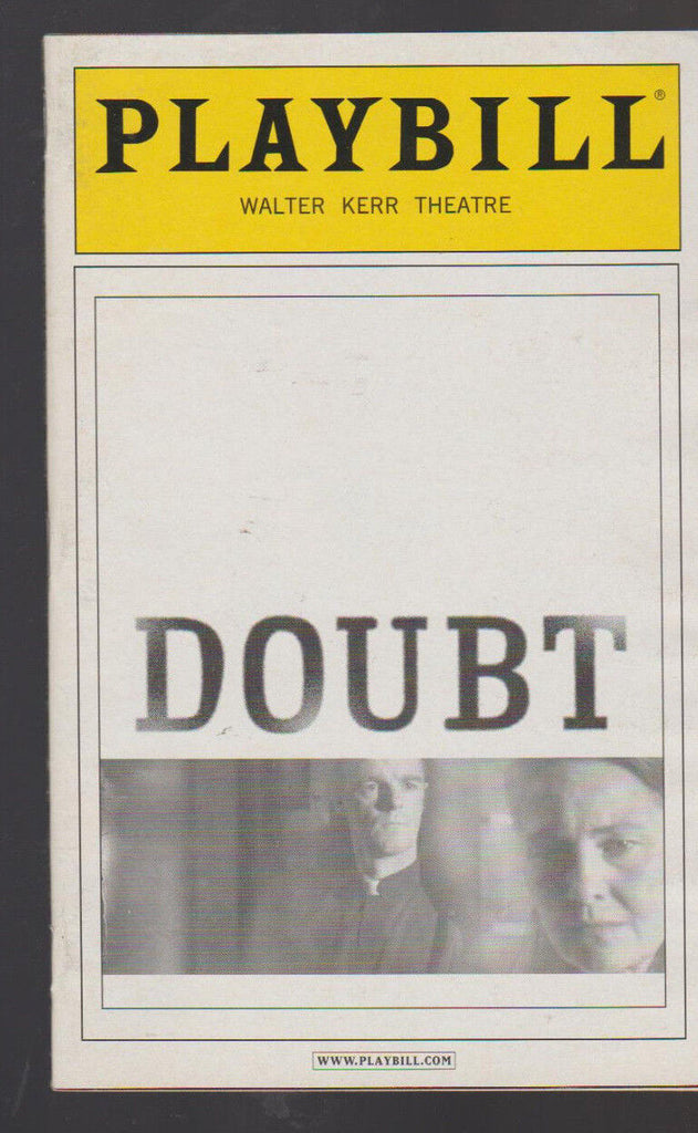 Doubt Playbill June 2005 Cherry Jones Brian F O'Byrne Adriane Lenox