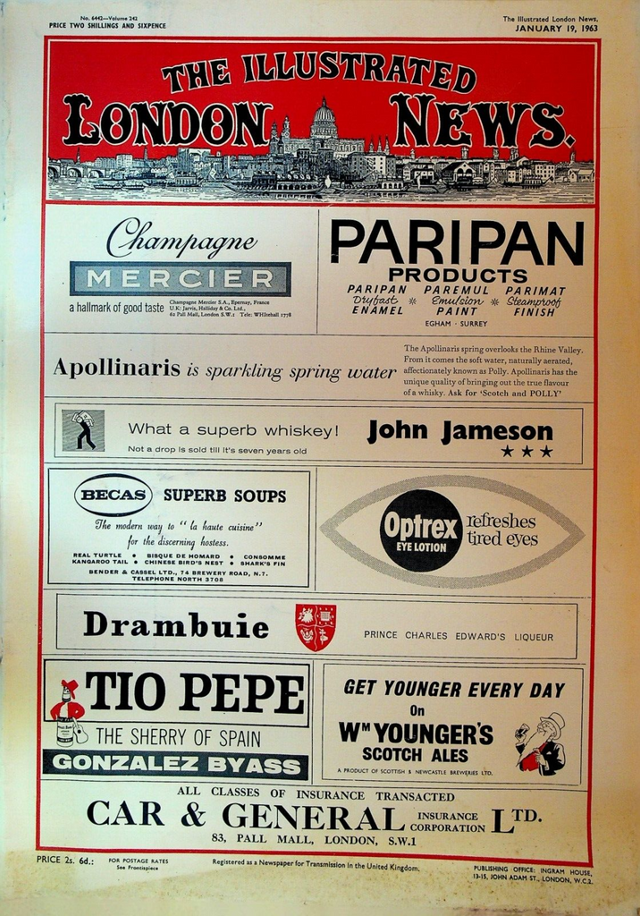 Illustrated London News January 19 1963 Prince Charles Princess Grace
