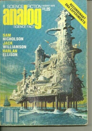 Analog Magazine August 1978 HARLAN ELLISON Jack Williamson Science Fiction