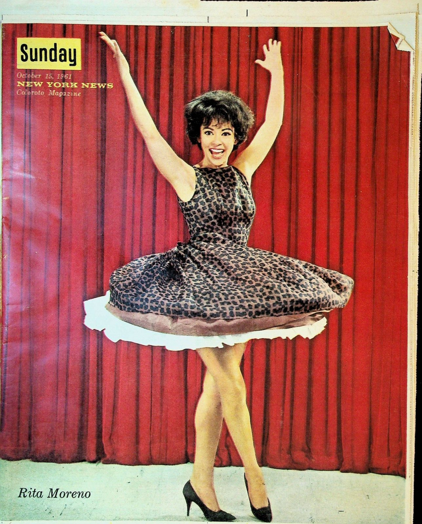 New York News Coloroto Magazine October 15 1961 Rita Moreno Liberace